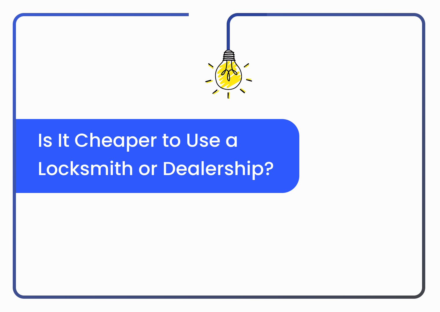 Locksmith vs Dealership Cost: Save More in Central Florida